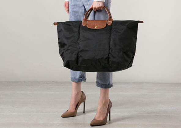 Le Pliage Original M Travel bag Black - Recycled canvas (L1625089001) |  Longchamp US