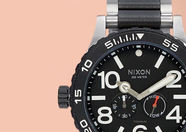 Nixon hot sale titanium watches