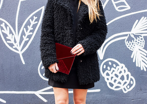 Rebecca Minkoff Leo Velvet Envelope Clutch Giftagram