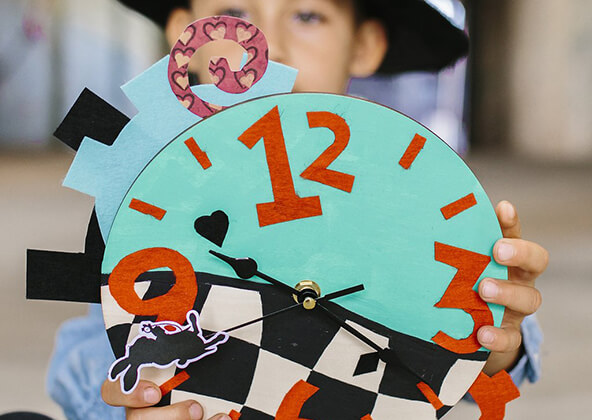 Seedling Design Your Own Mad Hatter Clock