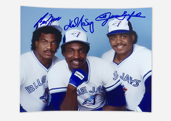 Lloyd Moseby Autographed Photo - 8x10