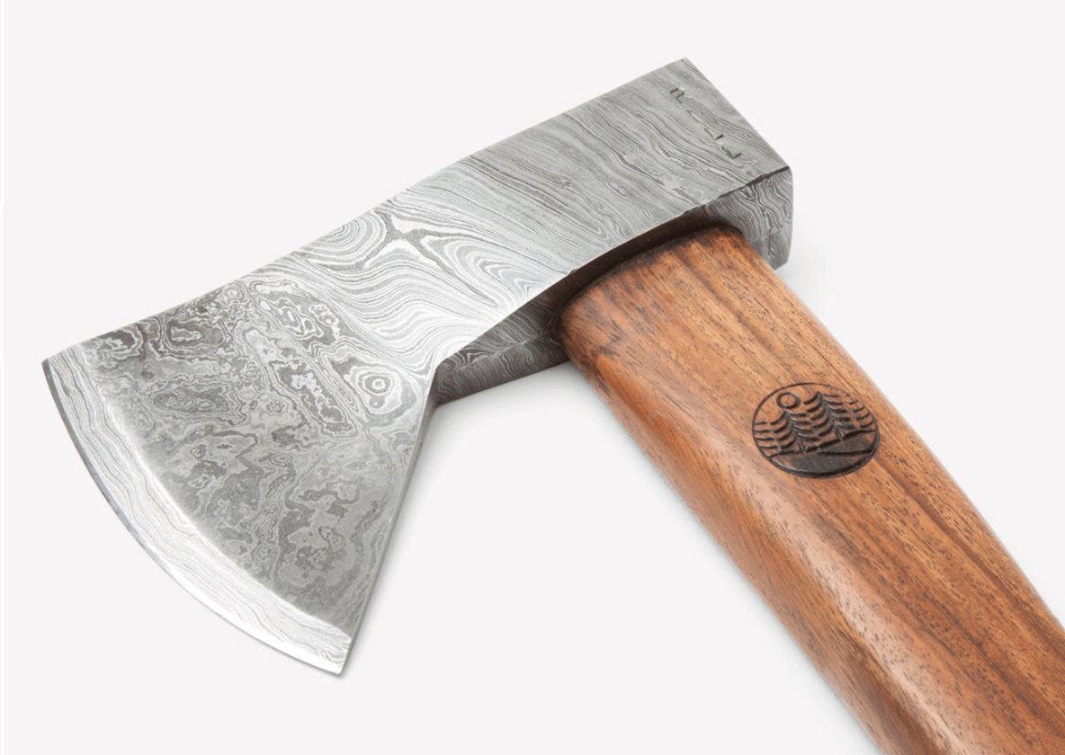 Rill simple tools damascus backwoods camp axe giftagram