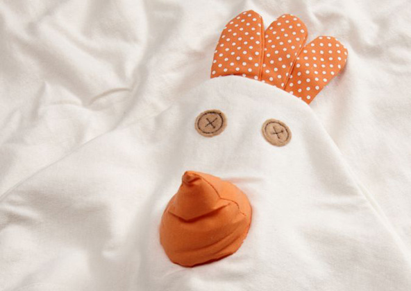 Chicken hot sale hooded towel